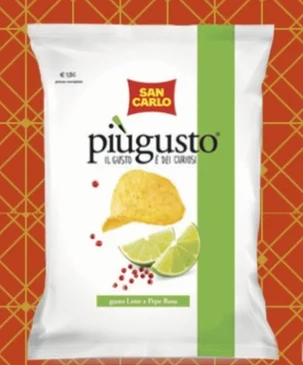 PIÙ GUSTO LIME E PEPE ROSA