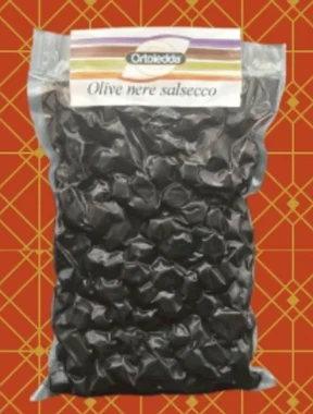 OLIVE NERE SECCHE IN BUSTA